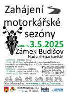 Motorkářská akce v přírodě